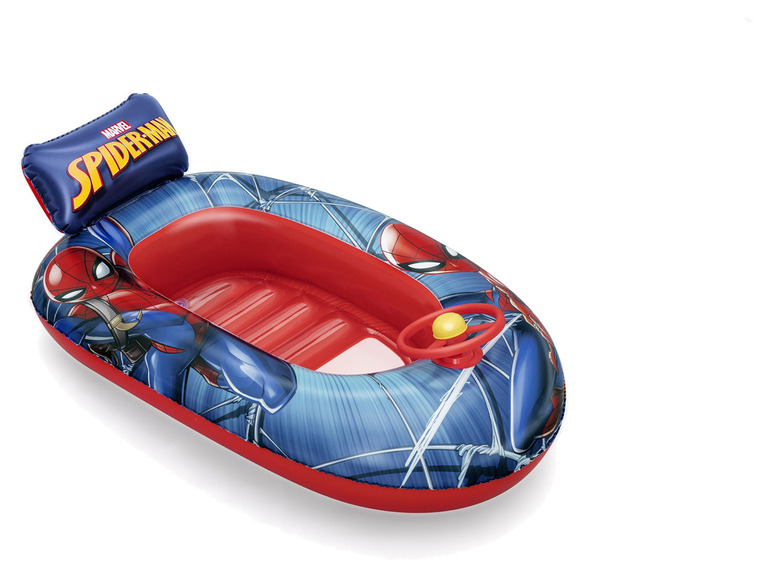 Aufblasbares Boot mit Spider-Man-Motiv