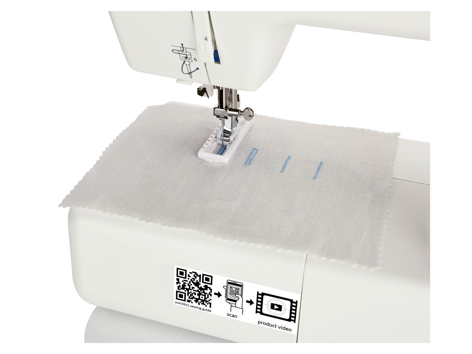 SILVERCREST® Nähmaschine »SNM 33 C1«, 33 Stichfunktion…