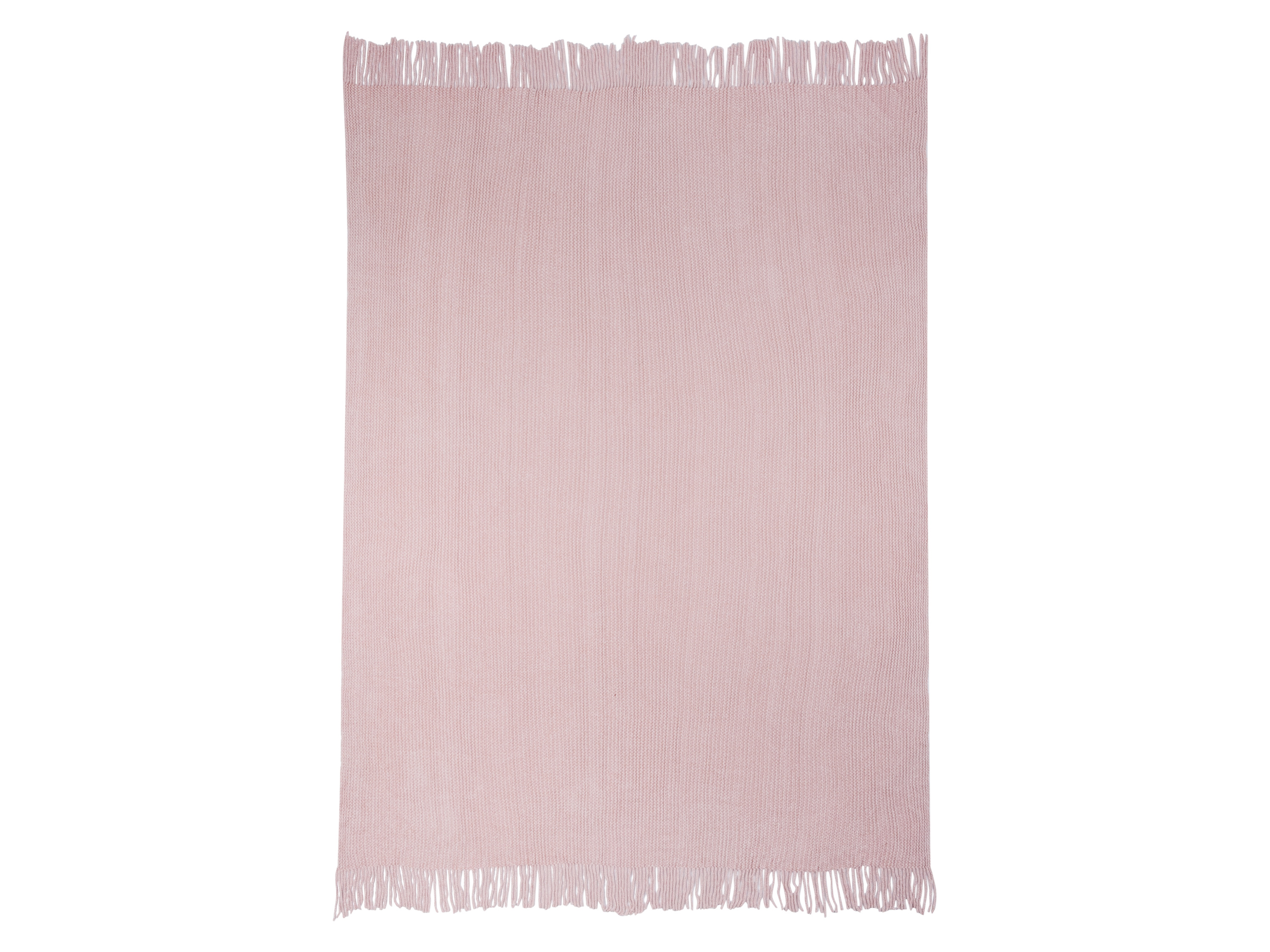 LIVARNO HOME Chenille-Plaid (Rosa)