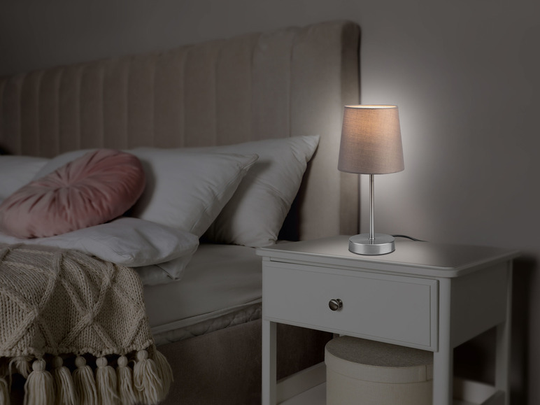 Gehe zu Vollbildansicht: LIVARNO home LED Tischleuchte mit Textilschirm - Bild 10
