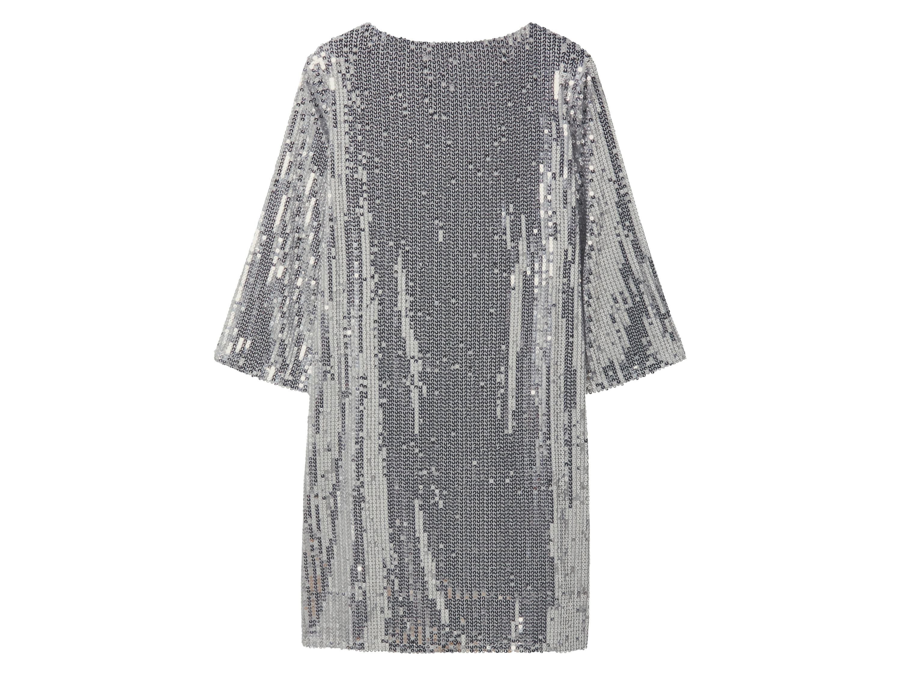 Thumbnail - esmara® Damen Pailletten-Kleid (Silber, S (36/38))