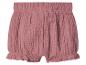 Rosa Kindershorts mit elastischem Bund und Rüschendetails