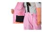 Damen-Skijacke und -Hose in Pink und Orange