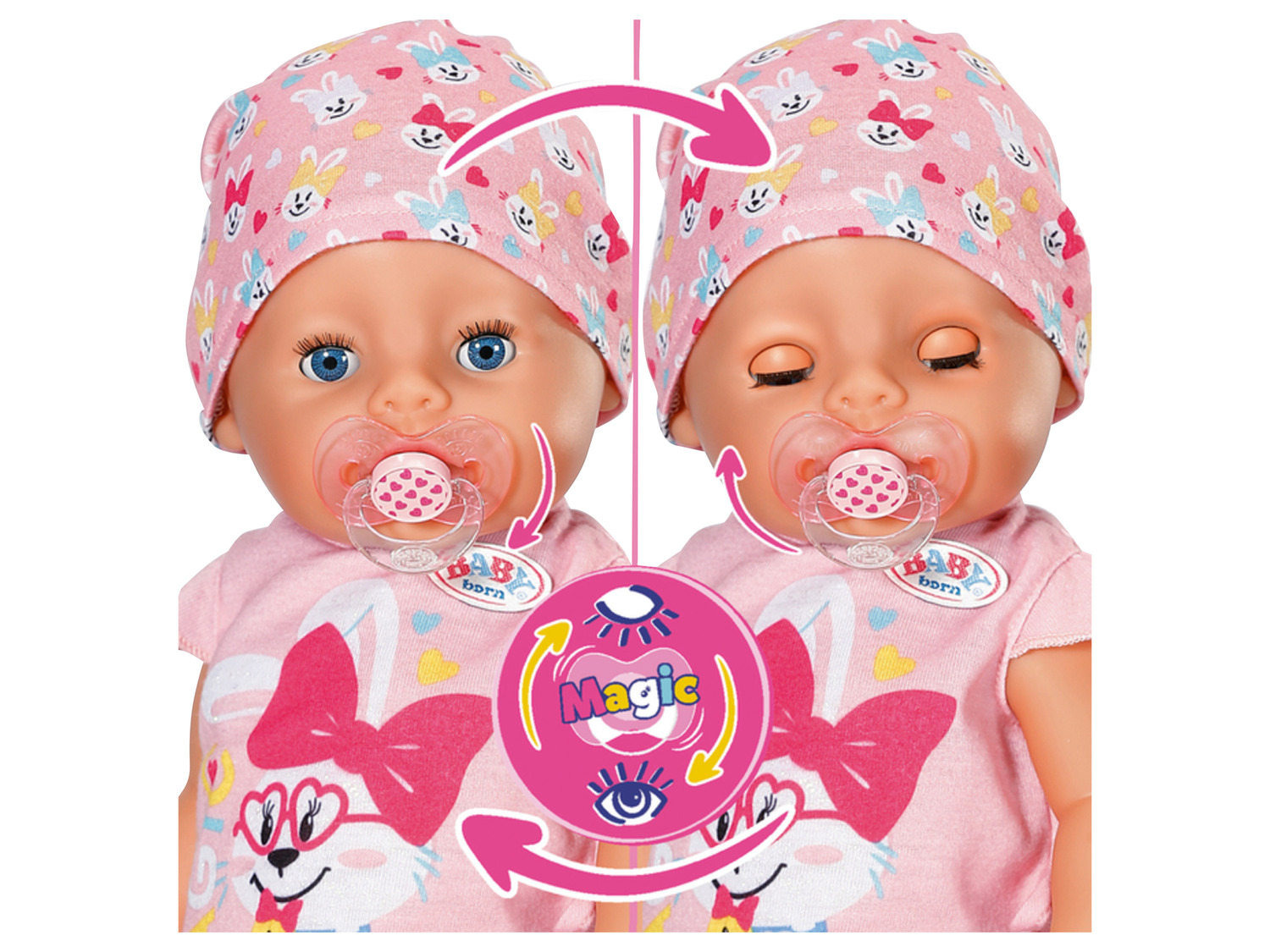 Girl«, Funktionen Born LIDL Puppe 10 | »Magic mit Baby