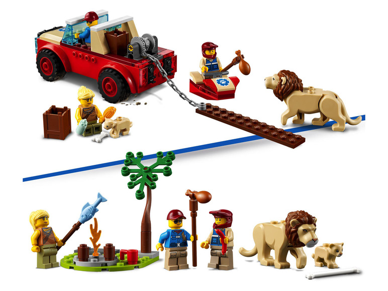Gehe zu Vollbildansicht: LEGO® City 60301 »Tierrettungs-Geländewagen« - Bild 5