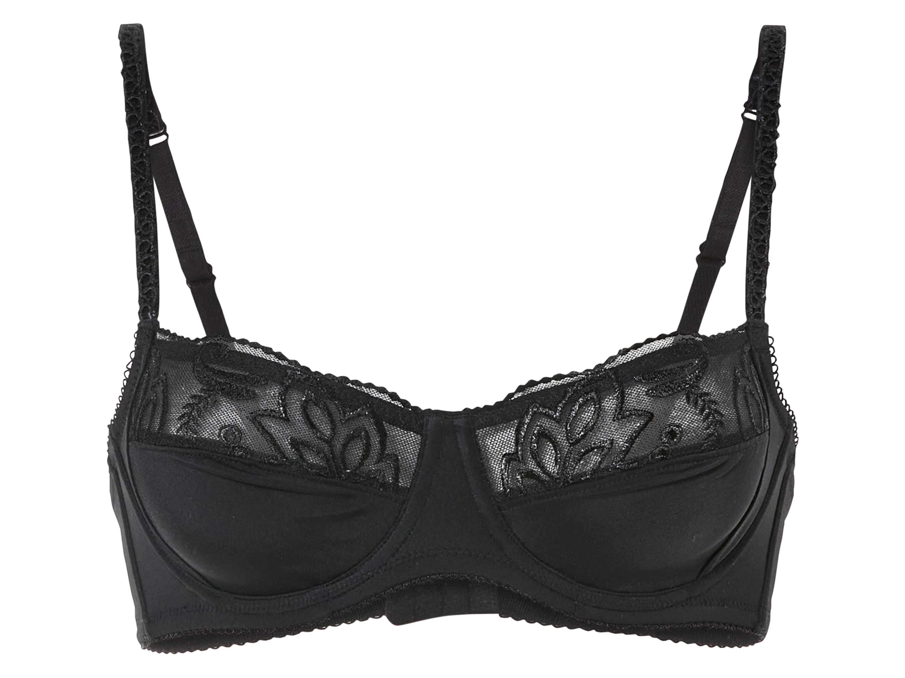 esmara® Damen Bügel BH mit Stickerei (Schwarz, 95C)““ | Stickereifaden: Polyester Pflegehinweis: waschen bei max. 40 °C Pflegeleicht nicht bleichen nicht im Wäschetrockner trocknen nicht bügeln nicht trockenreinigen Größe: 85C – 95D Meine Lidl-Größe – so einfach gehts Deine Größe findest du in der Lidl-Größentabelle . Oeko-Tex® Standard 100 Geprüft auf Schadstoffe Zertifizierungsnummer: 19.Hbd.72290 Hohenstein Htti Standard 100 by Oeko-Tex® ist die weltweit bekannteste, unabhängige Zertifizierung schadstoffgeprüfter Textil- und Lederprodukte aller Art – vom Garn und den Stoffen bis hin zum gebrauchsfertigen Artikel. Das Label bestätigt