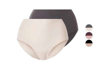 ESMARA® Damen Lasercut-Bauchwegslips, 2 Stück