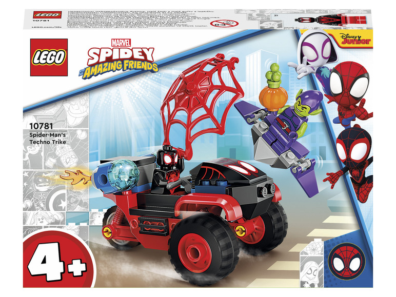 Gehe zu Vollbildansicht: LEGO® Spidey und Super-Freunde 10781 »Miles Morales: Spider-Mans Techno-Trike« - Bild 1
