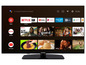 Ein Smart-TV mit Netflix, YouTube, Prime Video und Apps.