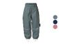 Kinder-Regenhose in Petrol mit reflektierenden Streifen und Fußschlaufen