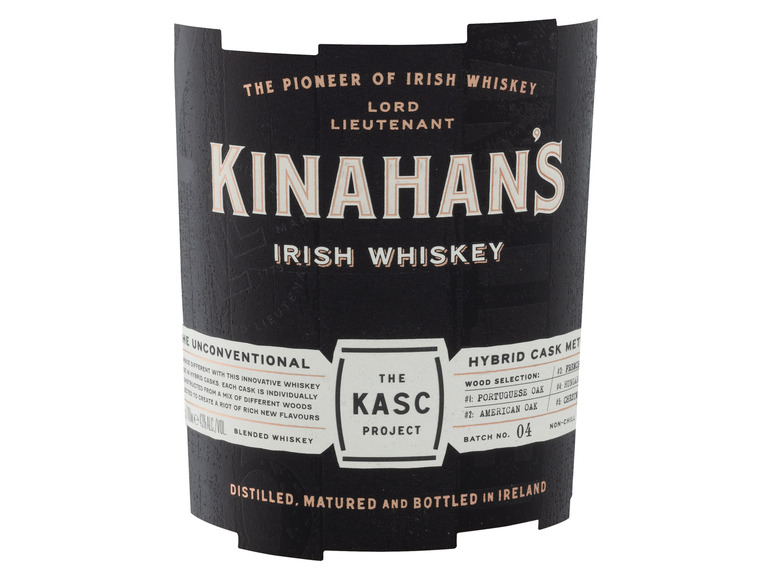Gehe zu Vollbildansicht: Kinahan's Kasc Project Irish Whiskey 43% Vol - Bild 2