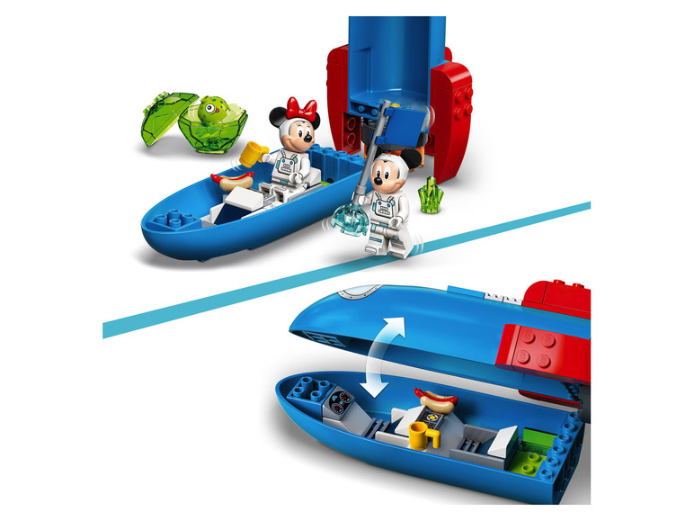 Gehe zu Vollbildansicht: LEGO® Micky and Friends 10774 »Mickys und Minnies Weltraumrakete« - Bild 4