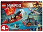 LEGO Ninjago Legacy Set mit dem Schiff Destiny's Bounty und einem Gefängnis.