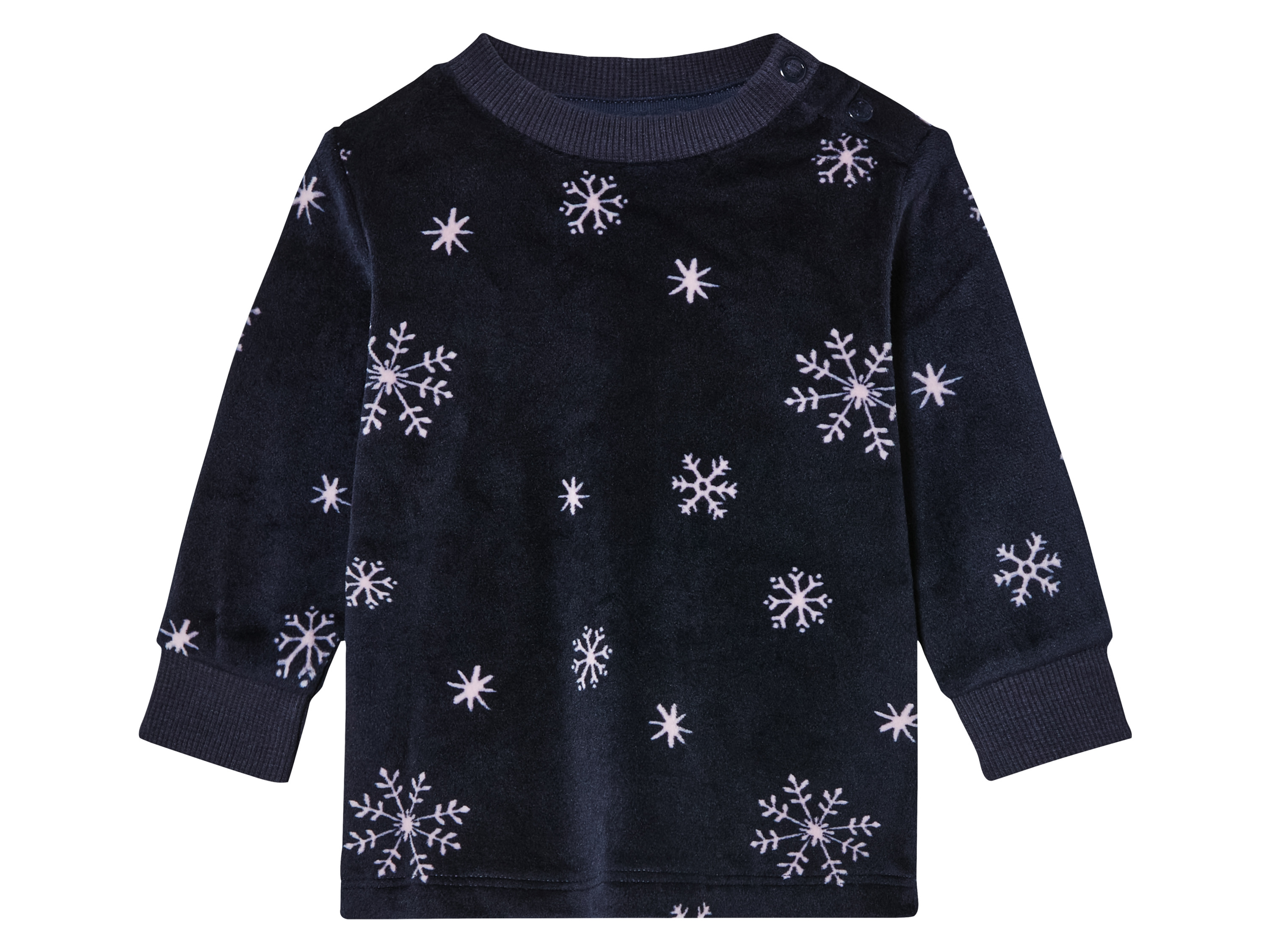 LUPILU® Baby Mädchen Pyjama (Dunkelblau, 50/56) – Bild 2 von 4