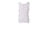 Weißes Tanktop mit rosa Herzen