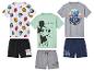 Kinder T-Shirts und Shorts: Marvel, Mickey und Stitch.