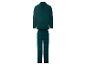ESMARA MEN Herren-Pyjama lang aus Flanell in grünem Karo-Muster.