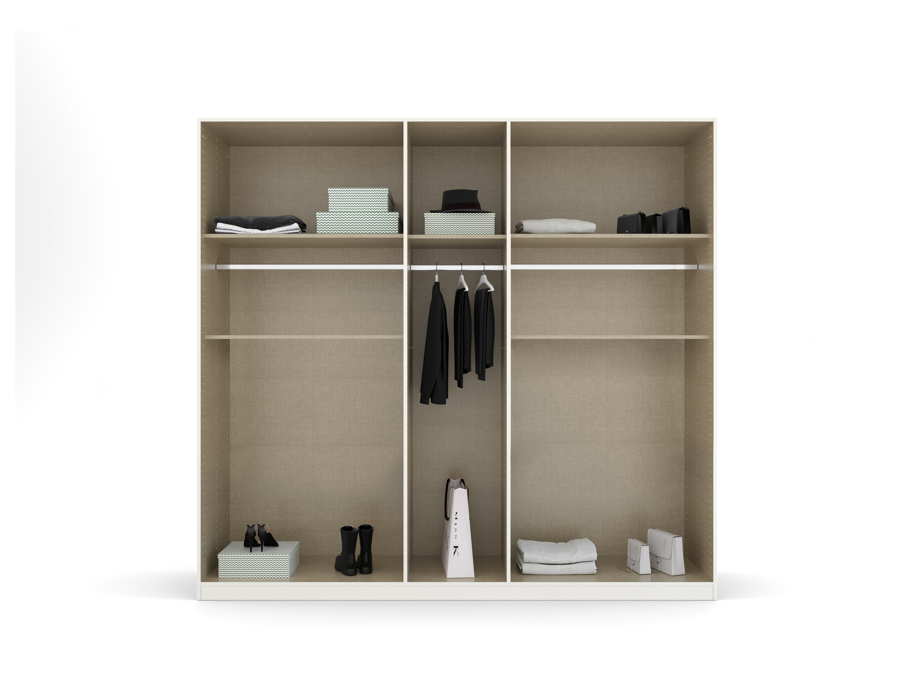 Thumbnail - rauch BLUE Ticao Drehtürenschrank (9-türig, 2 Schubkästen, Dekor-Druck Atlantic Oak, 226 x 210 cm (BxH))