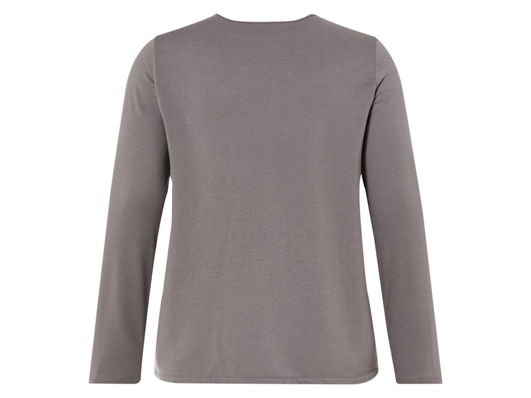 Ein graues Langarmshirt.