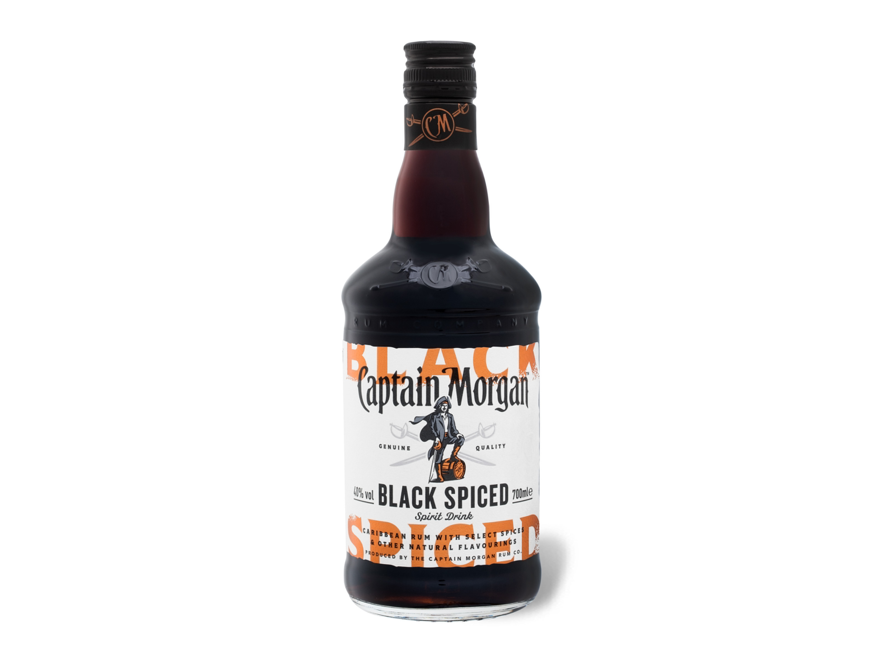 CAPTAIN MORGAN Black Spiced 40% Vol