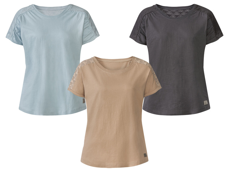 Gehe zu Vollbildansicht: esmara® Damen T-Shirt mit Hanffasern und Bio-Baumwolle - Bild 1