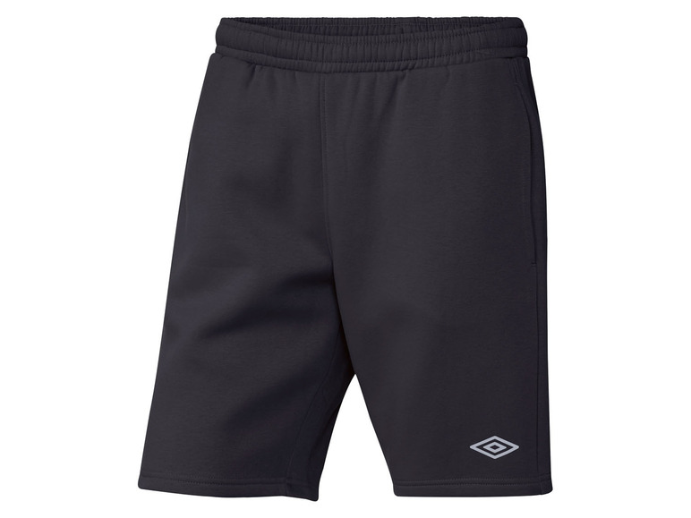 Schwarze Sport Shorts mit Umbro Logo.
