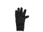 Schwarzer Winterhandschuh mit griffiger Handfläche und Fingern.