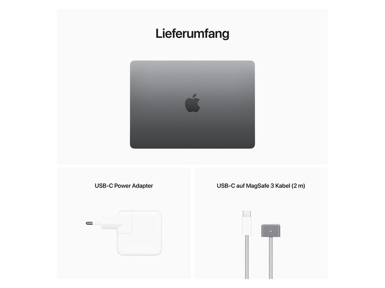 Gehe zu Vollbildansicht: Apple MacBook Air 34.5 cm (13.6") - M2 - 8 GB RAM - 256 GB SSD - Bild 12