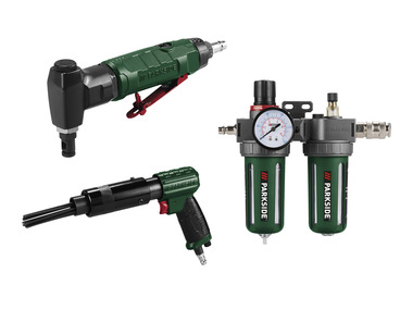 PARKSIDE® Druckluft-Blechknabber / -Nadelentroster / -Wartungseinheit