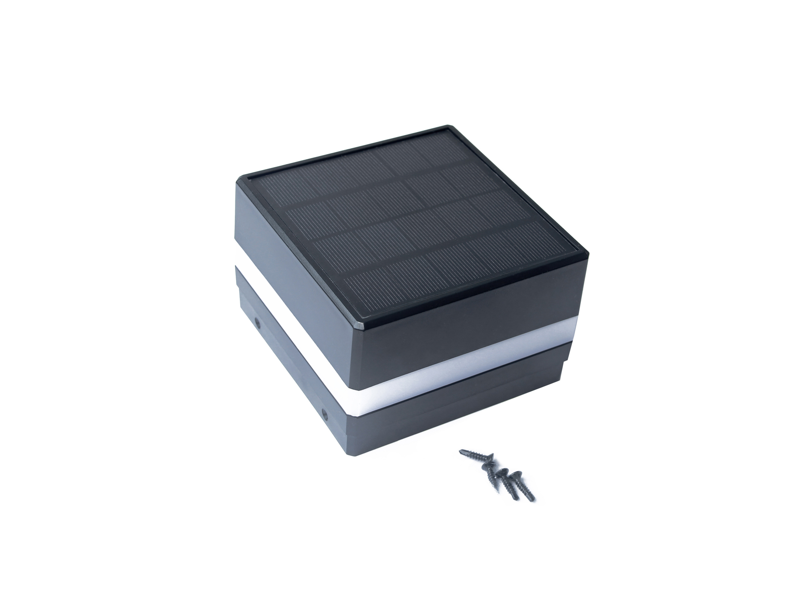 HOME DELUXE Pfostenabdeckung mit Solar LED Beleuchtung RANO (3 Stück) – Bild 3 von 4