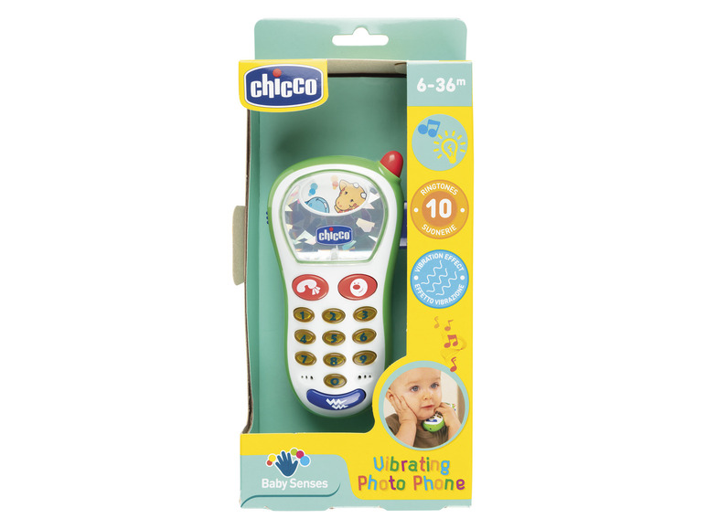 Gehe zu Vollbildansicht: Chicco Baby Handy Spielzeug, 10 Klingeltöne - Bild 1