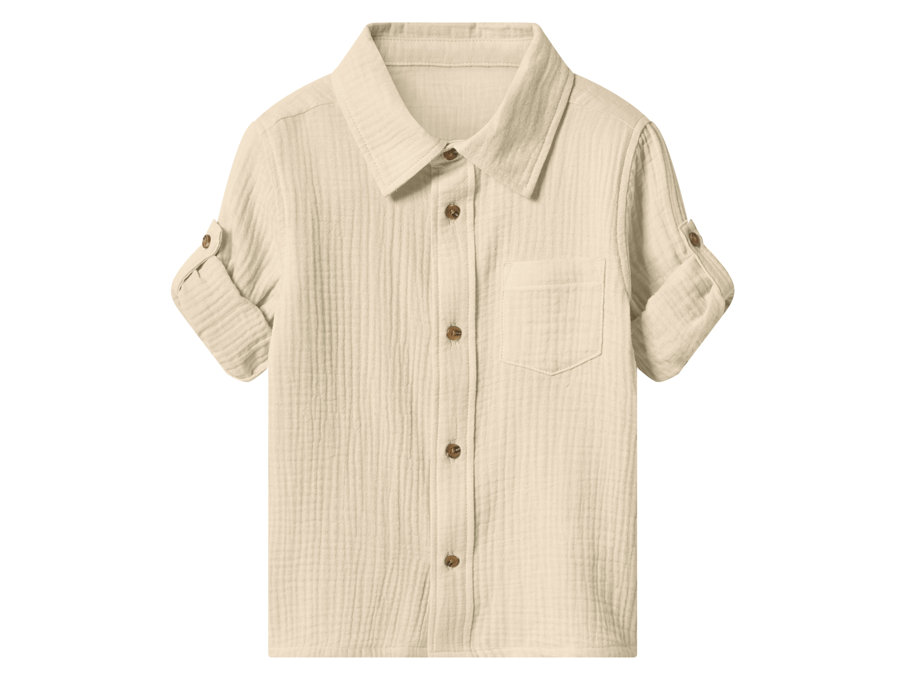 Thumbnail - lupilu® Kleinkinder Jungen Hemd (Beige, 110/116)