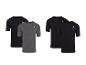 Vier Reebok T-Shirts in Schwarz und Grau