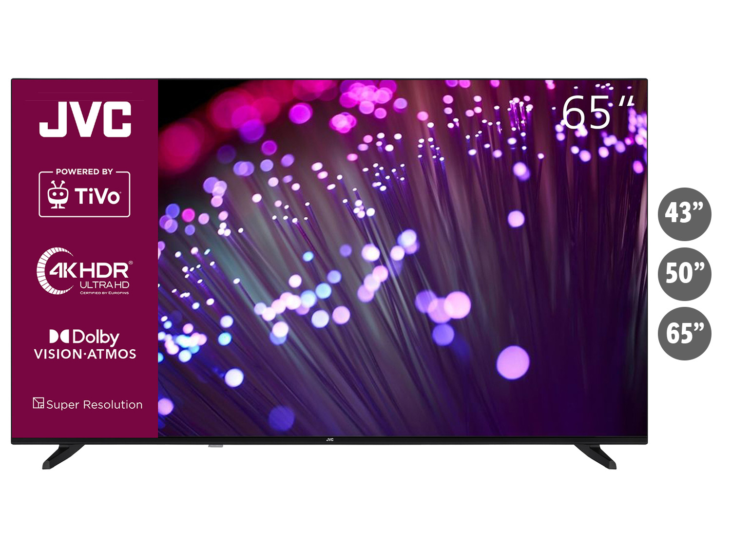 JVC Fernseher »LT-VU3455« TiVo Smart TV 4K UHD