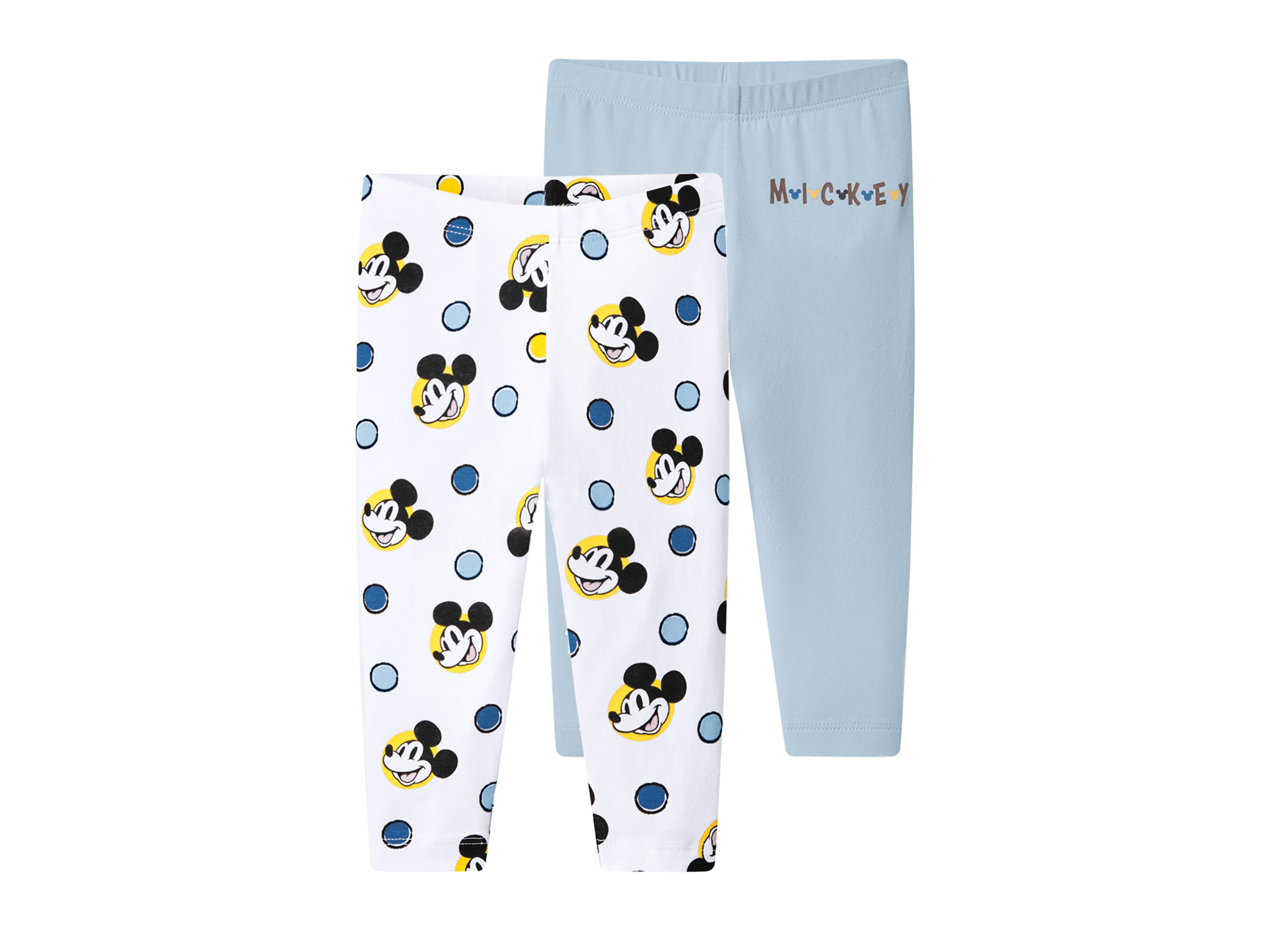 LUPILU® Baby Leggings, 2 Stück (Gemustert/blau, 50/56)""