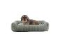 Hundebett aus Cord, modernes Design.