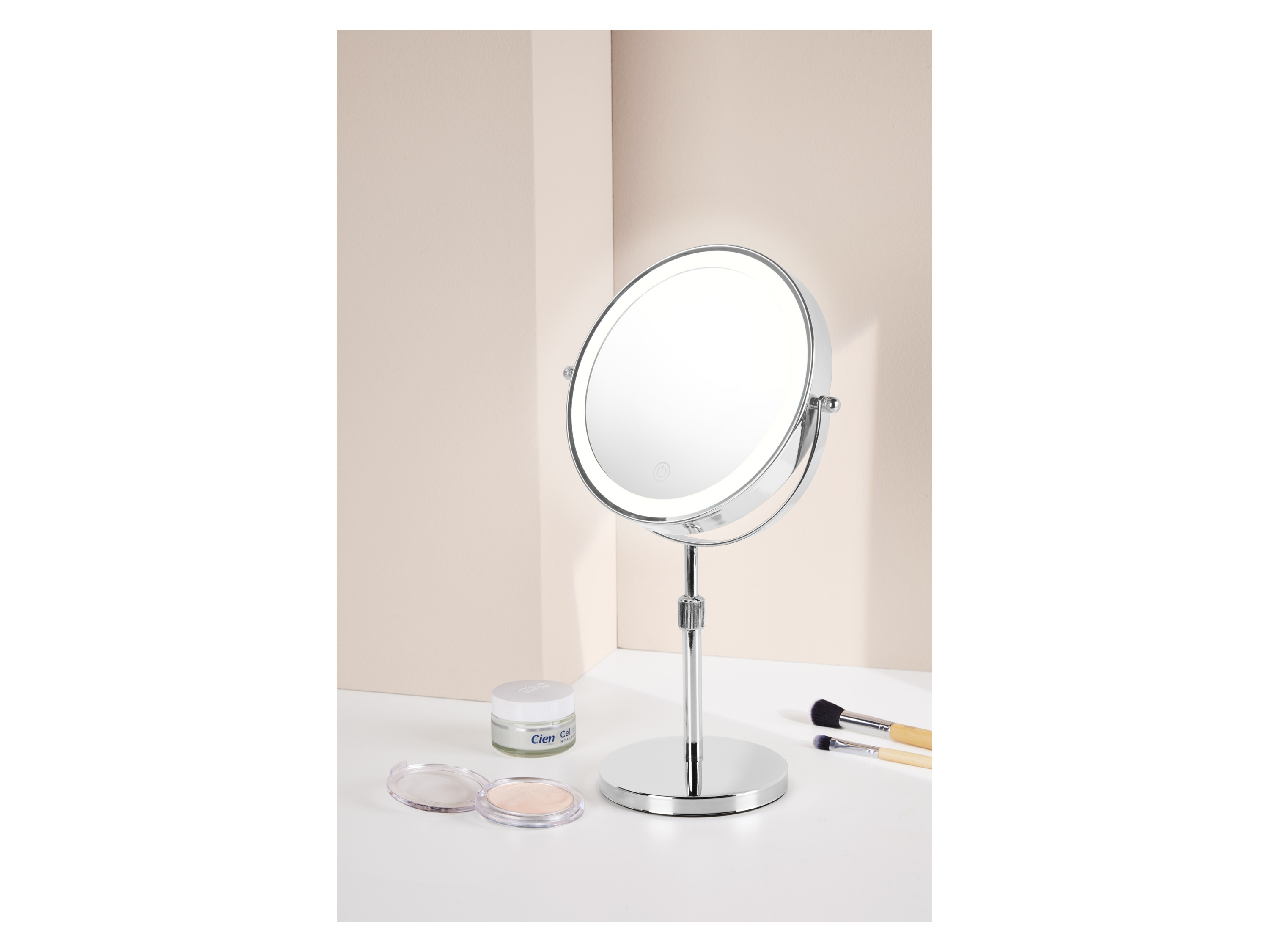 Thumbnail - CIEN Beauty Kosmetikspiegel LED teleskopierbar (Tischplatte mit verst. Höhe)