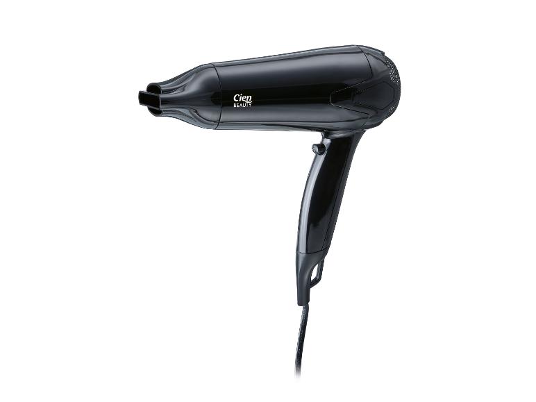 Schwarzer Cien Beauty Haartrockner mit Konzentratordüse