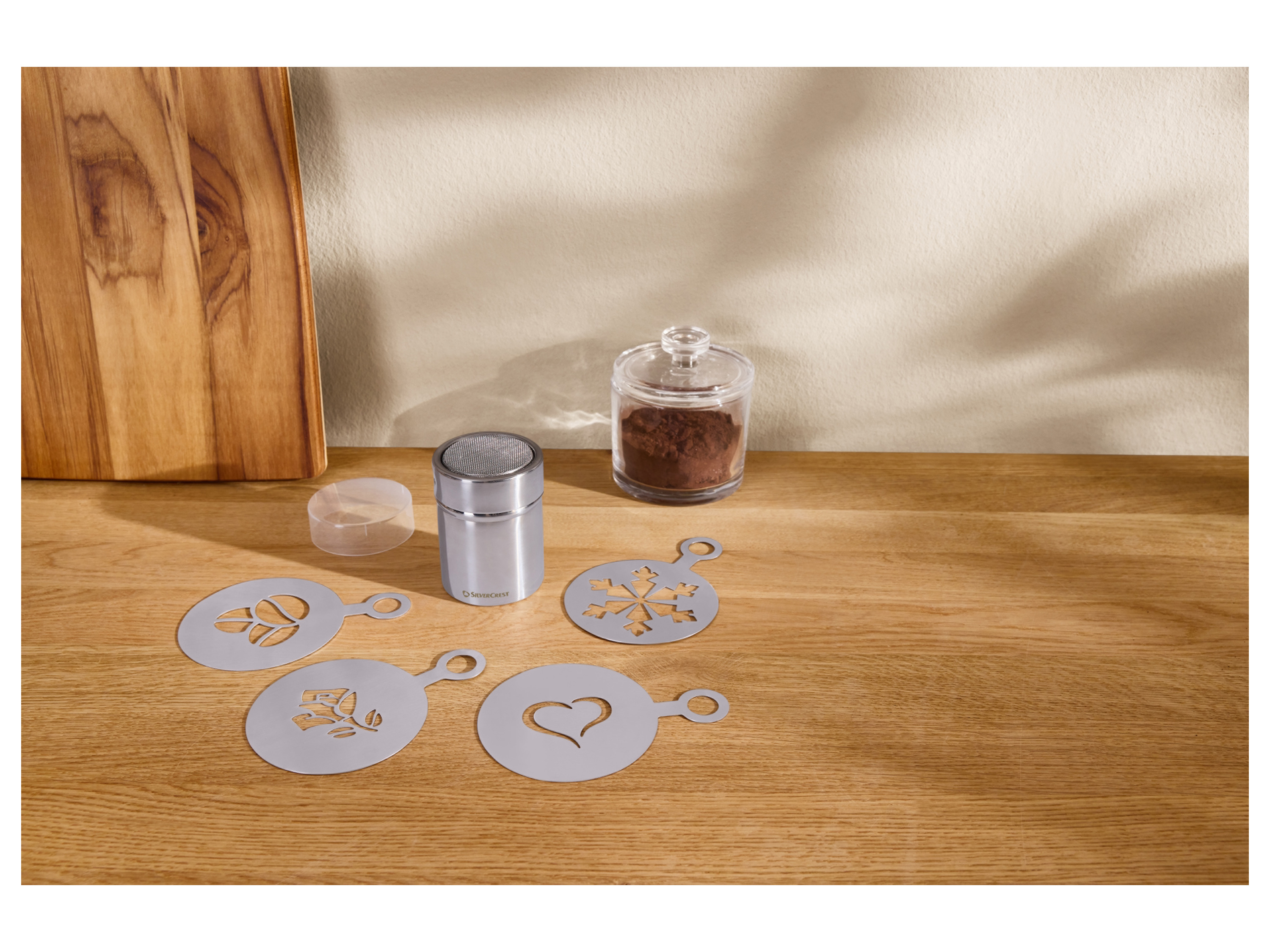 Thumbnail - SILVERCREST® Kaffeezubehör (Kakaostreuer mit Motiven)