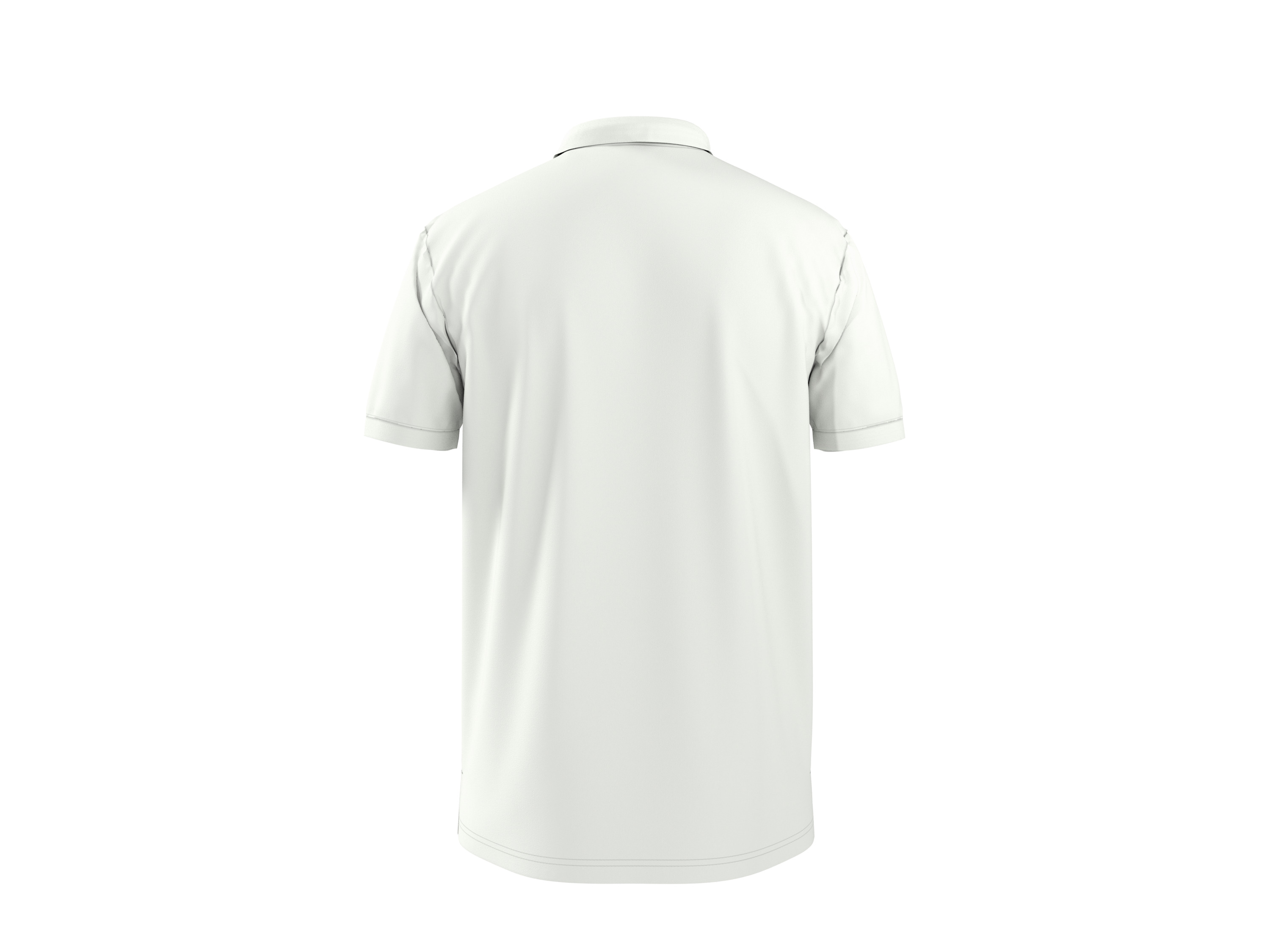 ESMARA MEN Herren Pikee Poloshirt (Weiß, XXL (60/62)) – Bild 3 von 4