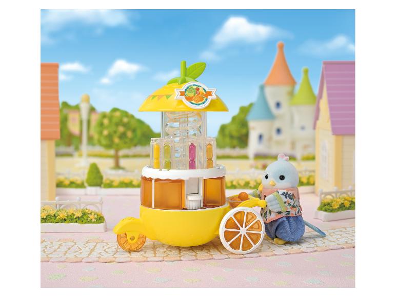 SYLVANIAN FAMILIES Zitronenvogel Saftbar mit Vogel und Hintergrund