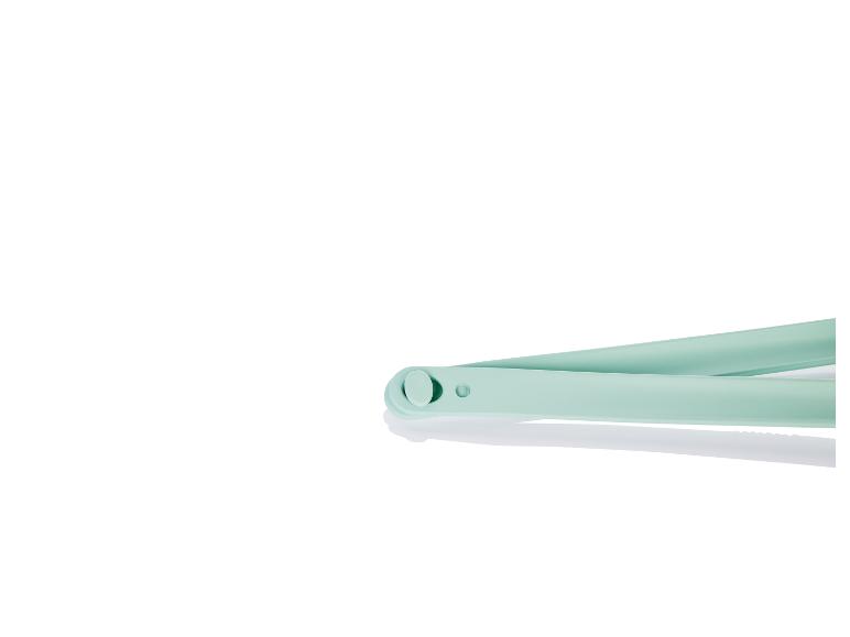 Eine hellgrüne Zange mit glatter Oberfläche.