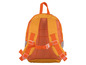 Oranger Rucksack mit Mesh-Rücken
