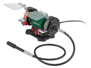 PARKSIDE® Doppelschleifer mit flexibler Welle »PDFW 120 B3«, mit 103-teiligem Zubehör-Set