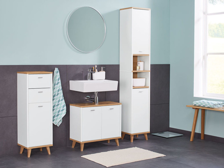 Gehe zu Vollbildansicht: Livarno Home Waschbeckenunterschrank »Corfu«, mit 2 Türen - Bild 10