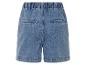 Hellblaue Denim Shorts mit elastischem Bund.