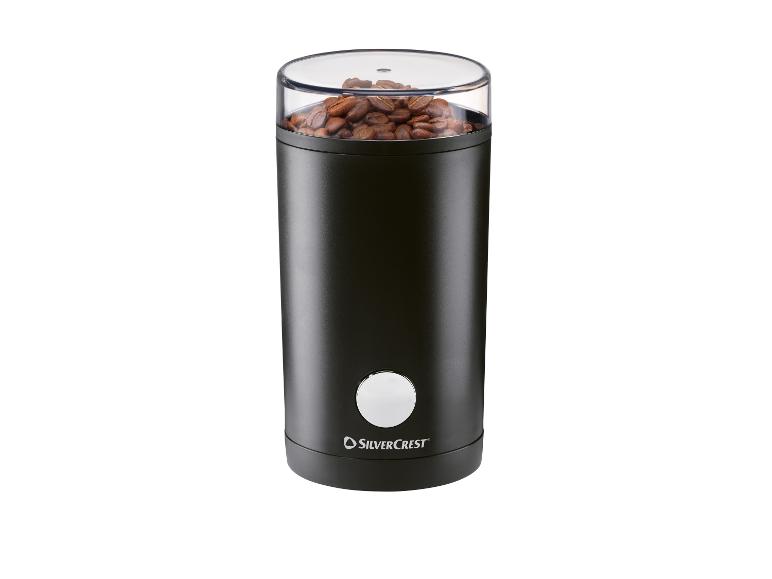 SilverCrest Kaffeemühle mit Kaffeebohnen