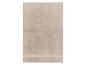 Beige Handtuch aus Frottee.