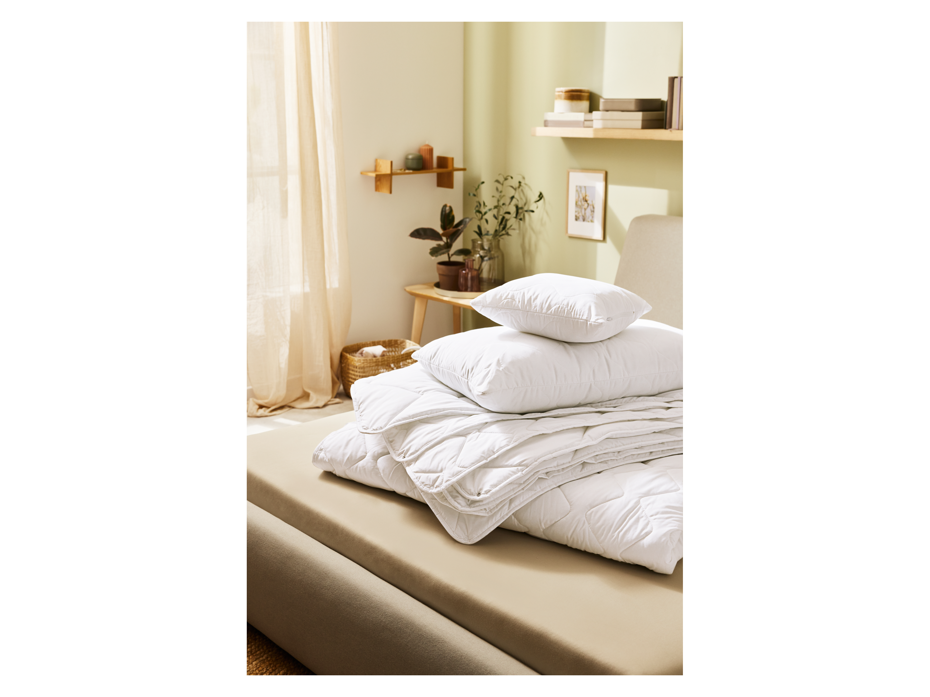 Thumbnail - LIVARNO home Kopfkissen, kochfest, 80 x 80 cm