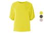 Ein gelbes Oberteil mit kurzen Ärmeln.